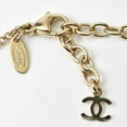 thumbnail image 5 of Pre-Owned Chanel necklace pendant CHANEL here mark CC rhinestone gold black (Good), 5 of 7