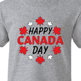 thumbnail image 4 of Inktastic Happy Canada Day- maple leaf circle Youth T-Shirt, 4 of 5