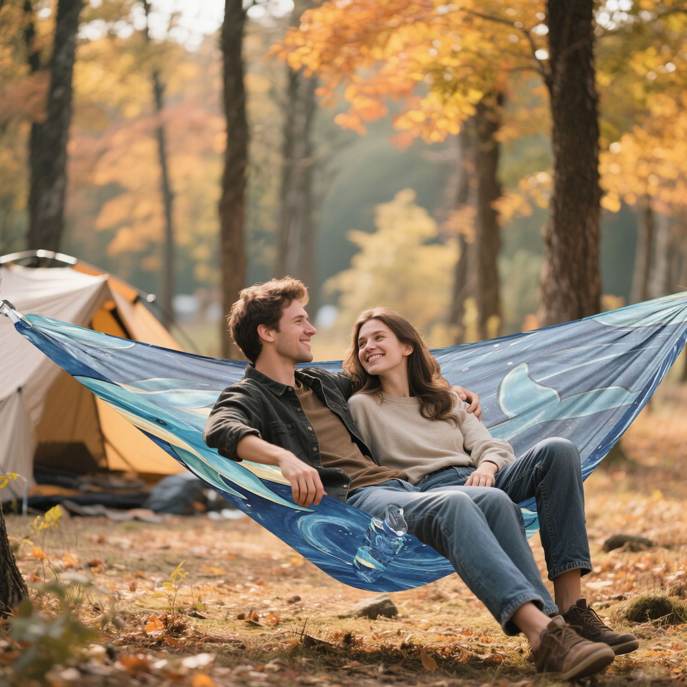 Hammock Camping Hammock Nylon Portable Hammock Travel Camping Hammock Dolphin Cartoon Cute