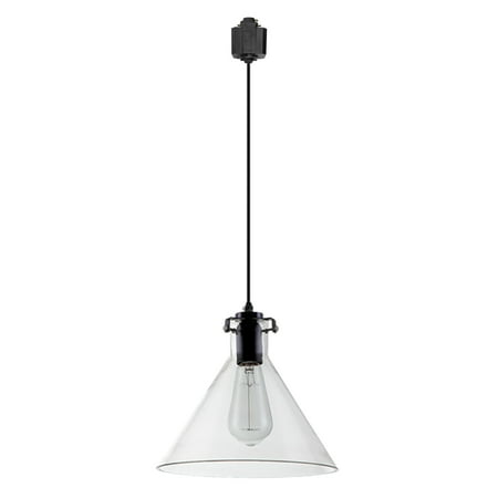 

Kiven Juno Track Lighting Light Fixture 1-Light Modern Track Pendant Light for Bedroom Kitchen Home Lighting E26 Socket