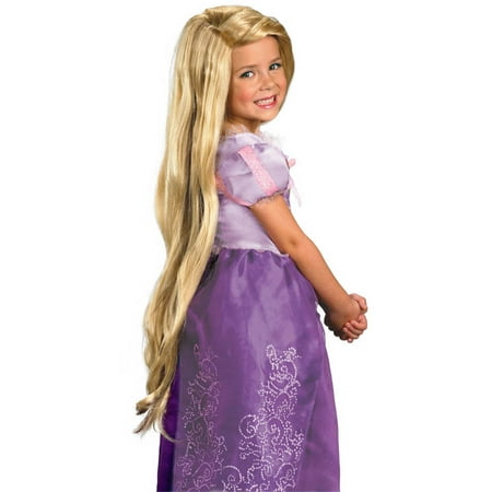 Tangled Rapunzel Girls' Wig Halloween Costume Accessory