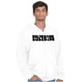 thumbnail image 5 of Genius Periodic Table Science Nerd Zip Up Hoodie Men's Women's Brisco Brands S, 5 of 6