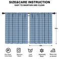 thumbnail image 2 of Blue Orange Checkerboard Blue Pattern Kids Curtains,Childrens Insulated Curtains Set Of 2,Bedroom Essentials,Teen Room Decor 42"X54", 2 of 5