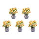 thumbnail image 1 of Tarjeta postal con ramo de papel 3D para el día de la madre con saludo de flores emergentes (Narciso), 1 of 5