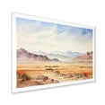 thumbnail image 2 of Designart "Ancient Egypt's Desert Charm II" Landscapes Framed Wall Art Decor - Traditional White Egypt Bedroom Framed Canvas Wall Art, 2 of 6