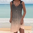 thumbnail image 1 of WILLBEST Vestido De Verano Para Mujer, Elegante Vestido De Verano Con Estampado Floral Y Tirantes Ajustables, Informal, Para Playa 582, 1 of 3
