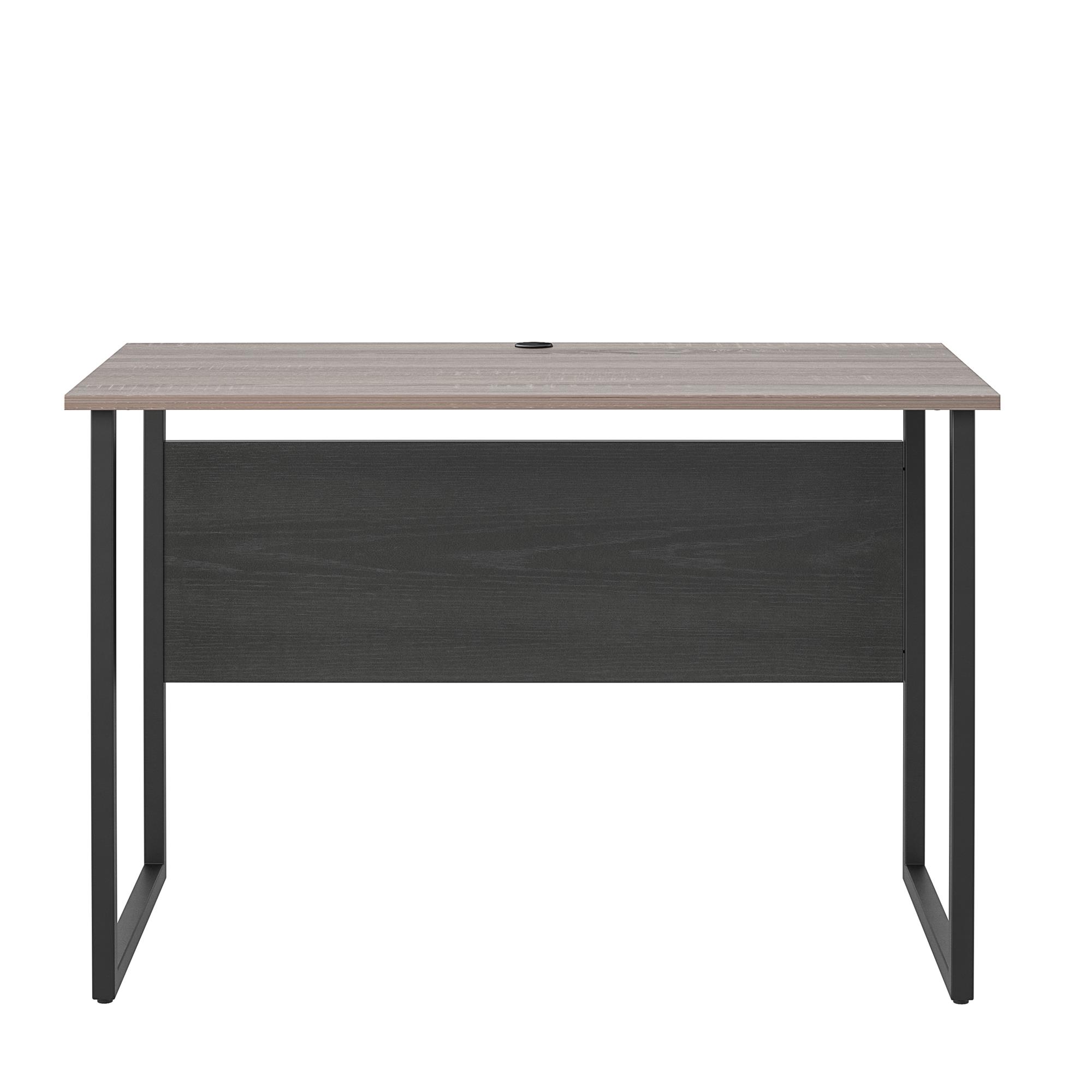 Ameriwood Home Sorina Writing Desk, Distressed Gray Oak & Black