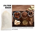 thumbnail image 2 of 12 Pcs Drawstring Filter Bag Pouches Medicine Soup Bags The Line Decoction Coffee Sock, 2 of 6