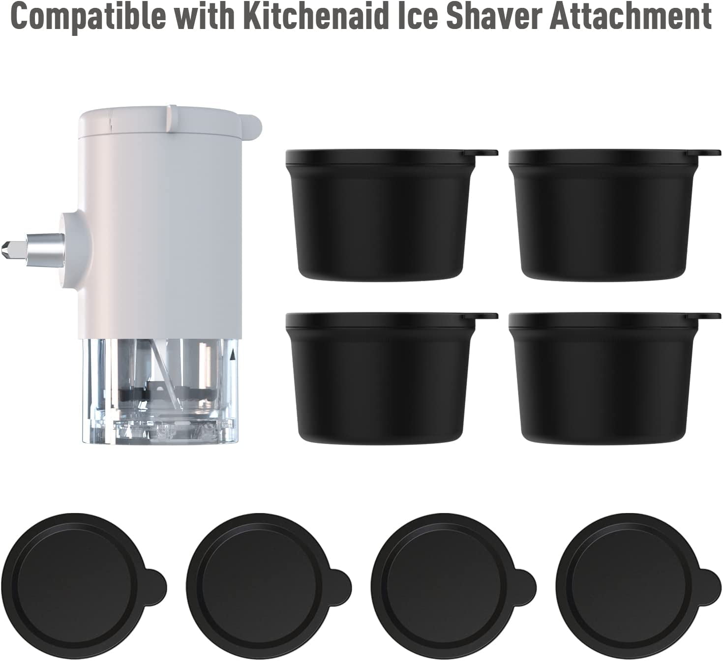 Plastic Ice Mold Accessory for KitchenAid® Shave Ice Attachment
