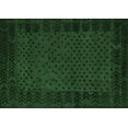 thumbnail image 1 of Ahgly Company Indoor Rectangle Abstract Emerald Green Modern Area Rugs, 7' x 9', 1 of 4