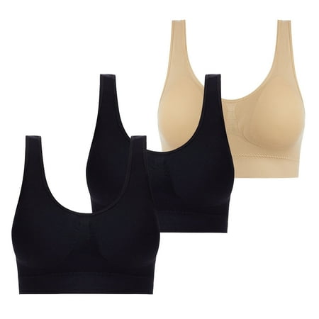 Padded Bra with Straps Women Back-Smoothing Bra Feature V-Neck Balconette Bra Style W-1772 Hook and Eye Closure Comfortable Bras Beige L
