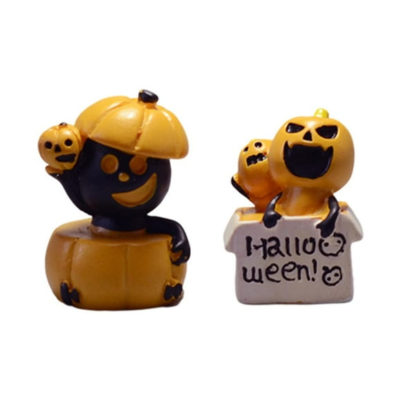 Decoraciones de Halloween Sunnimix Mini muñeca de Halloween 2 piezas