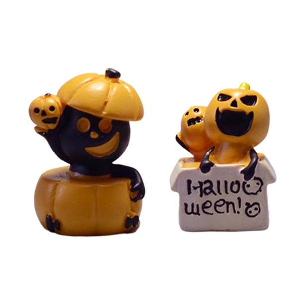 Decoraciones de Halloween Sunnimix Mini muñeca de Halloween 2 piezas