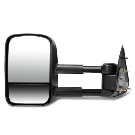 2004 Mirror - For 1997 to 2004 Ford F150 F250 Powered Adjustment+Manual Telescoping Towing Mirror (Left / Driver)