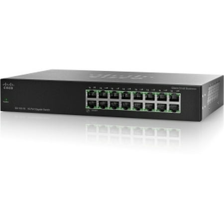 Cisco Small Business SG 100-16 - Switch - unmanaged - 16 x 10/100/1000 - rack-mountable