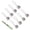 Light Grey, variant on Tibvox 9 Pieces Comforter Clamps Duvet Holders Blanket Secure Clips Bedding Fasteners