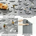 thumbnail image 6 of LYCAQL Bathtub Mat Non Slip, Bath Mats for Tub, Shower Mat with Drain Holes Suction Cups, Machine Washable, BPA, Latex,Phthalate Free, 39 x 16 Inches, 6 of 6