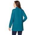thumbnail image 2 of Woman Within Plus Size Perfect Long-Sleeve Mockneck Tee (Petite Available), 2 of 6
