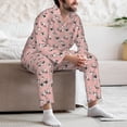 thumbnail image 7 of Goofa French Bulldog 1 for 2-piece Loungewear Set Men’s Sleepwear Set Soft PJs Cozy loungewear Comfy Sleep Set Winter Pajamas-Small, 7 of 7