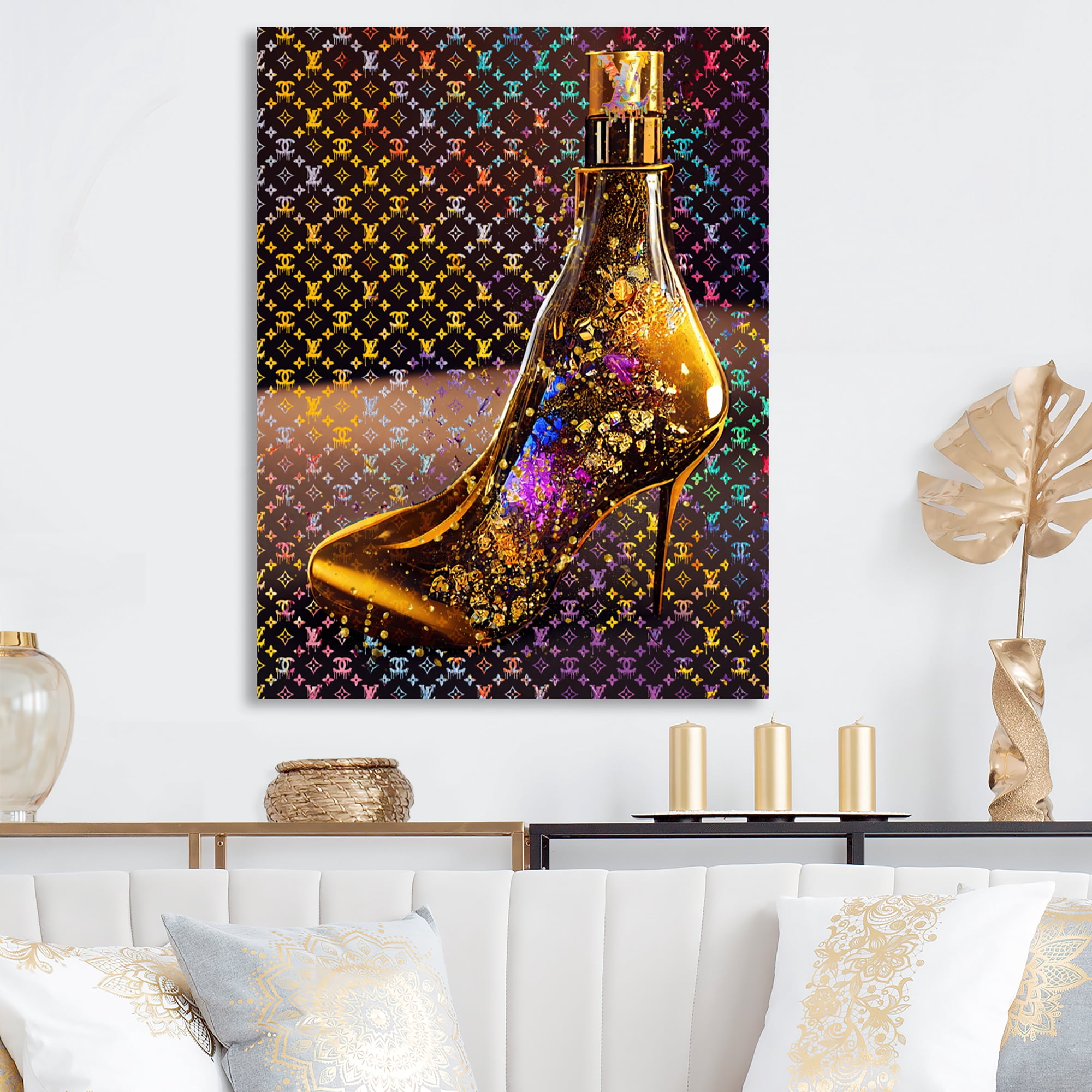 Designart Luxurious Stilettos I Canvas Wall Art