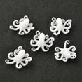 thumbnail image 1 of 3D Resin Model UV Resin Filler Epoxy Resin Jewelry Making Octopus White 18x18x6.5mm, 1 of 2