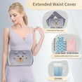 thumbnail image 2 of LZCKDPX Hot Water Bottle wtih Cover, Hot Water Bag, 1L Rubber Warm Hot Water Bottles Pouch with 130cm Long Soft Waist Cover for Neck, Shoulder, Back, Hand, Legs and Period Pain Relief, 2 of 7