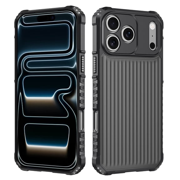 for iPhone 13 Translucent Case, Luxury PC TPU Anti-Scratch Shock-Absorbent Anti-Fingerprint Drop Protective Non-Slip Lightweight Support Wireless Charging Phone Case Cover, Black