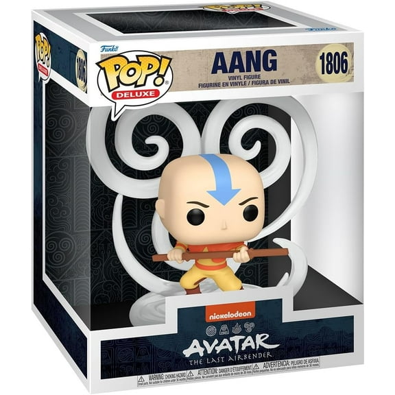 Funko POP! Deluxe Nickelodeon Avatar The Last Airbender Aang Figure #1806!