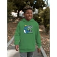 thumbnail image 2 of Cool Dino Born To Be Rockstar Hoodie Juniors -Image by Shutterstock,  Medium, 2 of 4