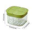 thumbnail image 2 of Four Compartment Draining Insert Sealed Fresh Keeping Storage Container Box With Airtight Lid And Removable Draining Basket For Washed Fruits And Vegetables, 2 of 7
