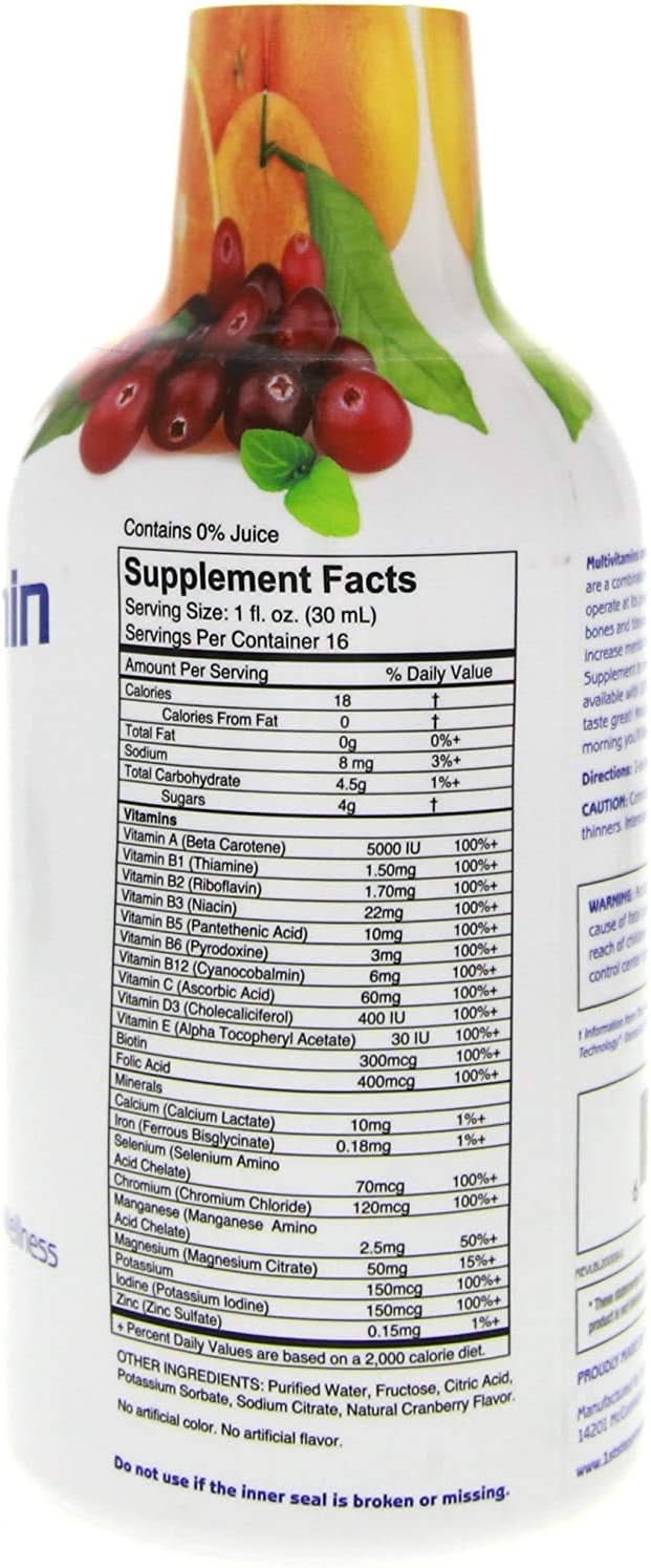 1st Step for Energy Liquid Multivitamin & Mineral - Citrus Burst, 16 Fluid Ounce