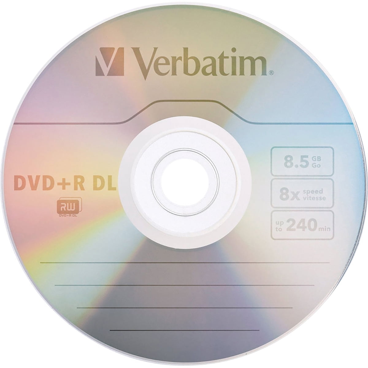 50PK DVD+R DL 8.5GB 8X BRANDED SURFACE SPINDLE 97000