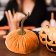 thumbnail image 2 of Mini Velvet Pumpkin Decor Set for Fall, 7cm Soft Fabric Pumpkins in 10 Colors, Versatile Seasonal Decorations for Thanksgiving, Weddings, and Tabletop Displays, 2 of 5