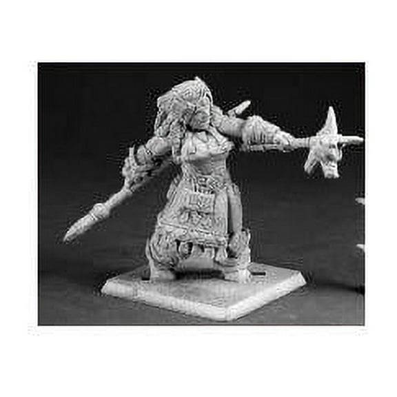 Reaper Miniatures Skadi, Dwarf Goddess #14615 Dwarves Unpainted RPG Mini Figure