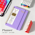 thumbnail image 5 of 2027-2028 Planner - Academic Weekly & Monthly Planner 2027 with Monthly Tabs, 5.6" x 8.2", Jan. 2027 - Jun. 2028, Flexible Cover, School Supply, 5 of 8