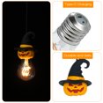 thumbnail image 4 of Bombilla decorativa de Halloween, bombilla recargable con silicona para colgar, 4 of 7