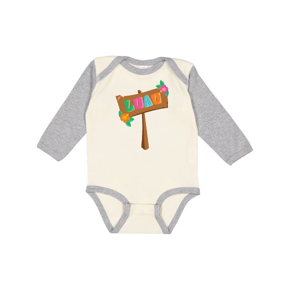Inktastic Luau Sign Boys or Girls Long Sleeve Baby Bodysuit