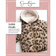 thumbnail image 2 of Jessica Simpson Baby Girls Puffer Jacket Sherpa Lined Hood Quilted Winter Coats, 2 of 7