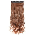 thumbnail image 3 of SAYFUT 24"-29" Curly Clip in Synthetic Hair Extensions, Style T5C-C, 3/4 Full Head One Piece 5 Clips, 3 of 4
