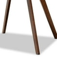 thumbnail image 3 of Baxton Studio Alana 39.40" Round Splayed Legs Dining Table with Assembly Required, Walnut Brown, 3 of 6