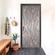 thumbnail image 3 of Papel tapiz de puerta analógico negro, estilo tecnológico moderno, pegatinas murales autoadhesivas de PVC para dormitorio, sala de estar y hogar, 3 of 5