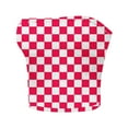 thumbnail image 5 of LNWUY Womens Tube Tops Going Out Summer Y2k Bandeau Trendy Crop Sleeveless Strapless Cute Plaid Printed Corset Pink XL, 5 of 5