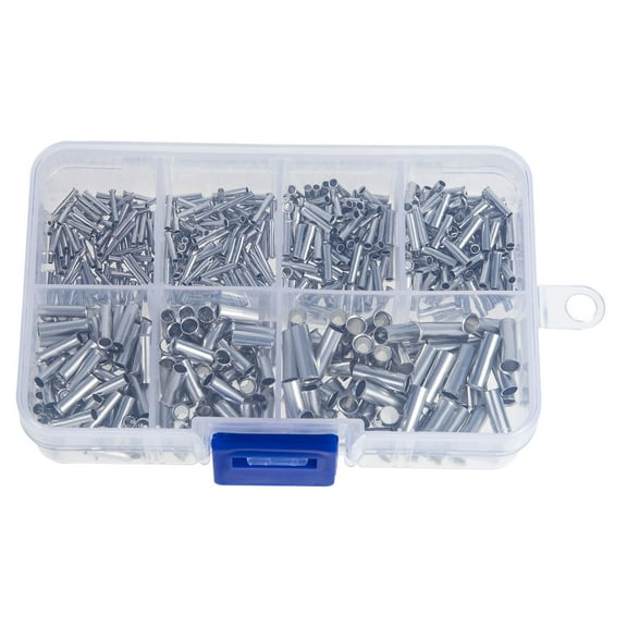 600 Pcs Wiring Crimp Terminals Wire Rope Kit Electric Cable End Ferrules Sleeve