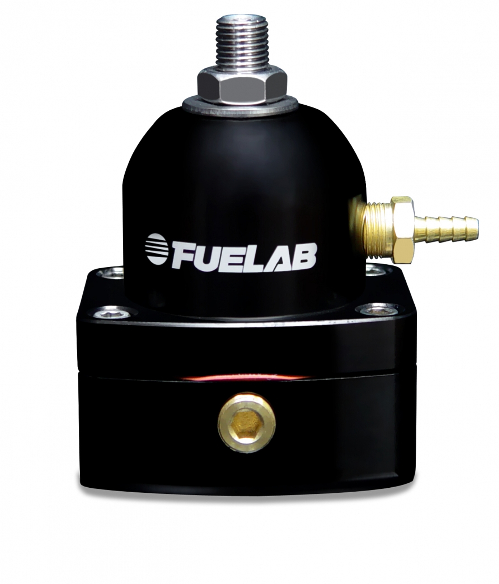 Fuelab 51504-1 Universal Black Carbureted Adjustable Fuel Pressure Regulator