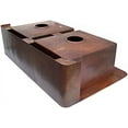 thumbnail image 2 of Terra Same-Size Farmhouse Double Well Hammered Kitchen Copper Sink, 2 of 3
