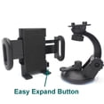 thumbnail image 4 of Windshield Car Mount for Samsung Galaxy A54 5G/A34 5G - Holder Glass Cradle Rotating Dock, 4 of 11