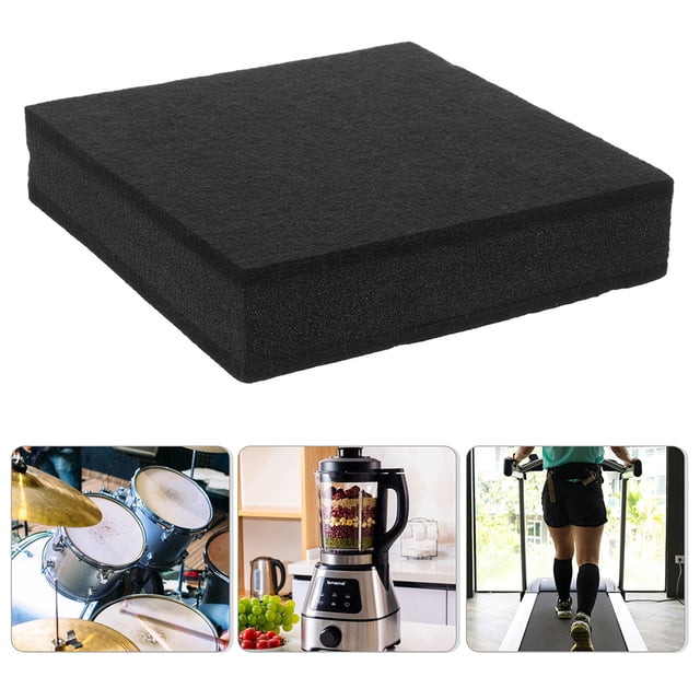 BEADCEST Low Noise Blocks Soundproof Pad Black High-density Foam Noise Reduction Sewing Room 1Pcs