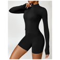 thumbnail image 4 of Chaqueta de Yoga for mujer, chaqueta de Yoga deportiva for correr al aire libre con cremallera, chaqueta de manga larga, ropa de Yoga de secado rápido for niñas, 4 of 7