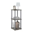 thumbnail image 4 of Mesa auxiliar Furinno Simplistic, juego de 2 unidades, roble francés, gris y gris, 4 of 9