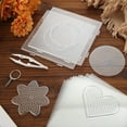 thumbnail image 3 of Tableros de Clavijas con Cuentas Fusibles, Tableros de Clavijas Grandes Transparentes con Pinzas para Papel y Cuentas, para Manualidades., 3 of 5